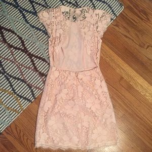 BCBG Open Back Party Dress